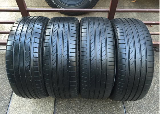 ยาง Dunlop 215 45 18 ปลายปี14 ดอกเต็ม ไม่มีปะ ราคาไม่แพง