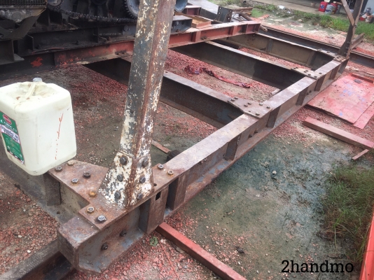 ปั้นจั่นสาน สูง 16 เมตร ตุ้ม 5 ตัน วิ้น 28 นิ้ว พร้อมสลิงใหม่ อู่โต เหล็กแข็งแรงมากใช้งานได้เลย (มีวีดีโอด้านใน)