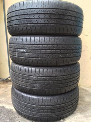 ขายยาง KUMHO SOLUS KL21 225-55-18 ปี13 ดอกสวย ไม่กินข้าง เอาใจยีราฟน้อย ชุดละ 3,000 บาท