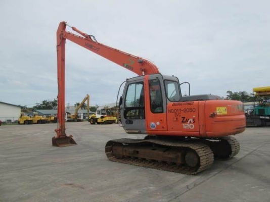 ขายรถขุดบูมยาว Hitachi ZX120 มือสองสภาพสวย พร้อมใช้งาน นำเข้าจากญี่ปุ่น