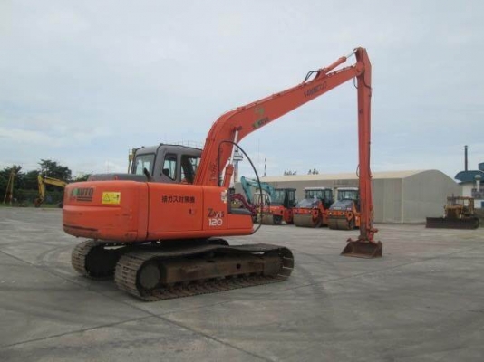 ขายรถขุดบูมยาว Hitachi ZX120 มือสองสภาพสวย พร้อมใช้งาน นำเข้าจากญี่ปุ่น