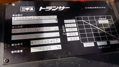 Forklift ไฟฟ้านั่งขับ 2.5 ตัน ยกสูง 6.0 เมตร งาสไลด์  พร้อมตู้ชาร์ท
