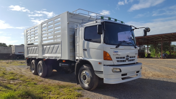 ขาย HINO MEGA FL1J 260 แรงม้า ปี 48 กระบะล่องสามมิตรไม่ดั้ม