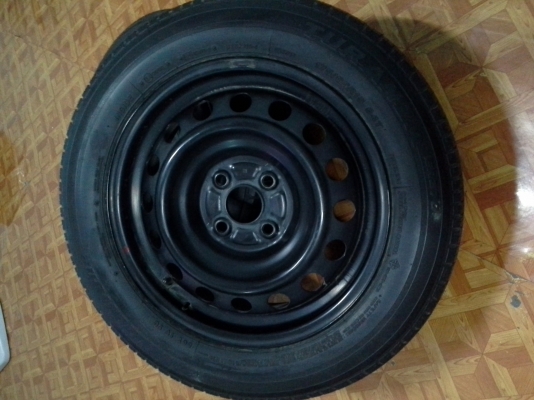 ล้อกะทะเหล็กวีออส 1ชุด 4วง