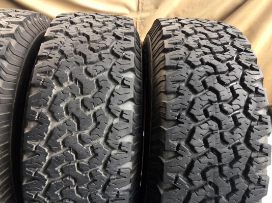 ล้อTe37 ขอบ17x9 เพิ่งเบิกใหม่ใส่ ยาง BF All-Terrain 265/70/17ดอกเต็มสะพานยางเต็ม4เส้น