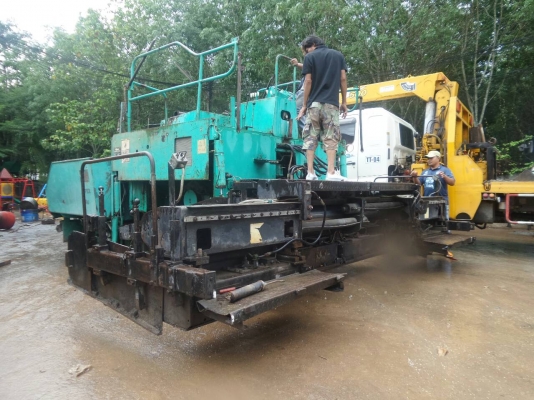 รถปูยาง VOGELE แทรคเหล็ก ปูใด้6เมตร เอกสารเล่มทะเบียน