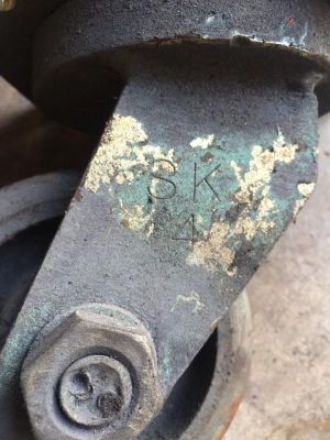 ขาย ล้ออุตสาหกรรมขนาด4นิ้ว มี2วง คู่ละ1000