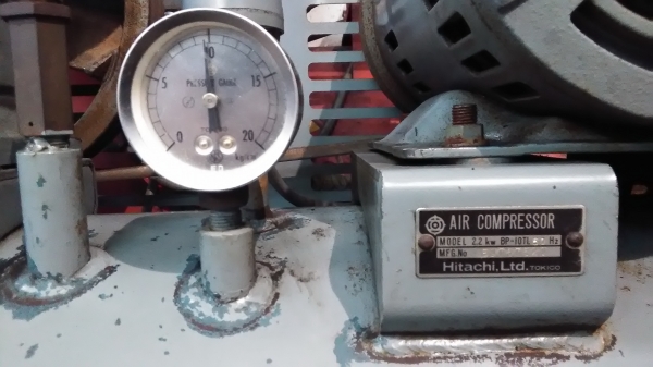 **ขายถูกๆครับ**ปั้มลมมือสองจากญี่ปุ่น..ฮิตาชิ-เบบิคอน(Hitachi-Bebicon) 3 แรง ถัง 100 ลิตร..แน่นๆนิ่งๆทดสอบเรียบร้อยทุกระบบใช้งานได้ดีมากๆครับ