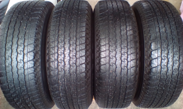 ล้อแม๊กมิตซูยางบริสโตน 245/70/16ปี2413 ยกชุด 4200บาท