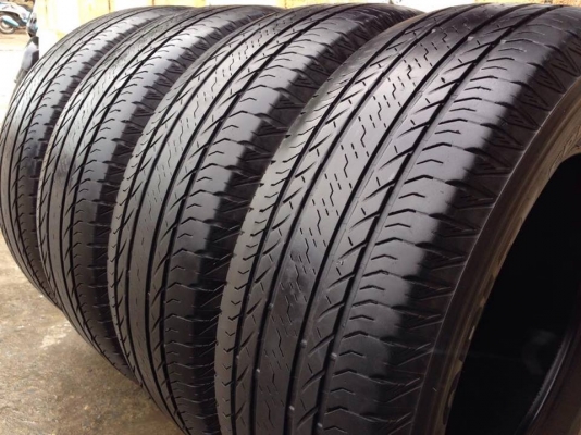 ยาง Bridgstone Ecopla ep850 255-65-17 ปี 15 ครบชุด 4 เส้น 5000  สภาพสวยๆไม่บวมไม่กินข้างดอกยางเหลือเยอะเอาไปวิ่งกันใด้อีกยาวค่ะ