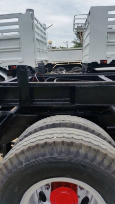 ขายรถพ่วงดัมพ์ ISUZU เครื่อง 300 แรง ปี 52 กระบะดัมพ์มิเนียม ลูก 3 เพลาแท้