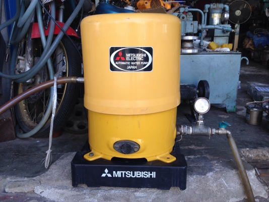 ขายปั้มน้ำอัตโนมัติ Mitsubishi 150W สภาพสวยมาก วิ่งนิ่มเดิมๆ ตรวจเช็คแรงดันเรียบร้อย ไม่มีรั่วซึม พร้อมใช้งาน
