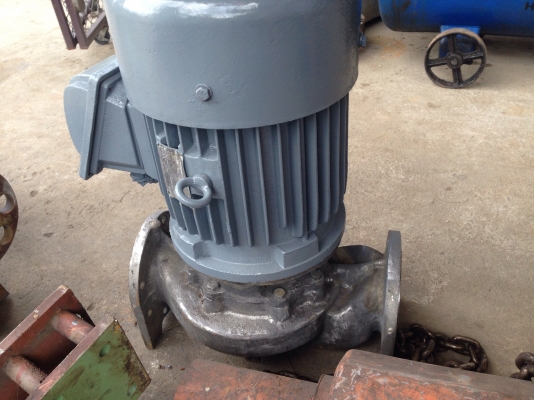 ขายปั้มน้ำเพิ่มแรงดัน Inline pump หัวปั้มสแตนเลส ขนาดมอเตอร์ 7.5HP. 380V ขนาดเข้า 4นิ้ว ออก 4นิ้ว สภาพสวย หมุนนิ่ม พร้อมใช้งาน