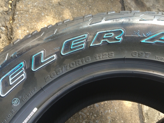 Bridgestone A/T 265 70 r16 ยางใหม่ปี16