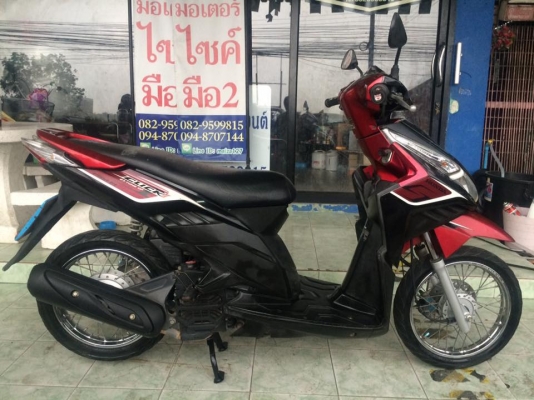 Honda Click 110i สีดำ-แดง หัวฉีดประหยัดน้ำมัน รถปี 2553 Honda Click 110i สีดำ-แดง หัวฉีดประหยัดน้ำมัน รถปี 2553