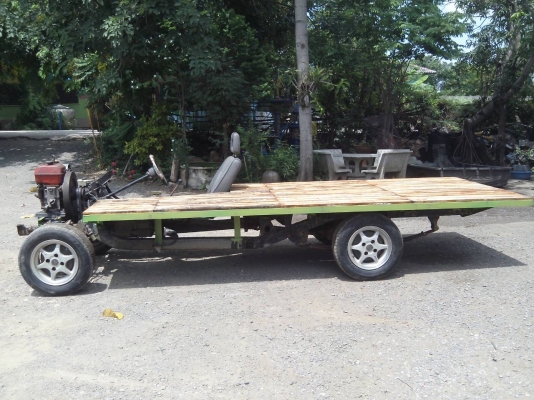 อีแต๋นพื้นเรียบเครื่องคูโบต้า 6.5 แรง พร้อมใช้งาน