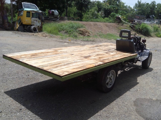 อีแต๋นพื้นเรียบเครื่องคูโบต้า 6.5 แรง พร้อมใช้งาน