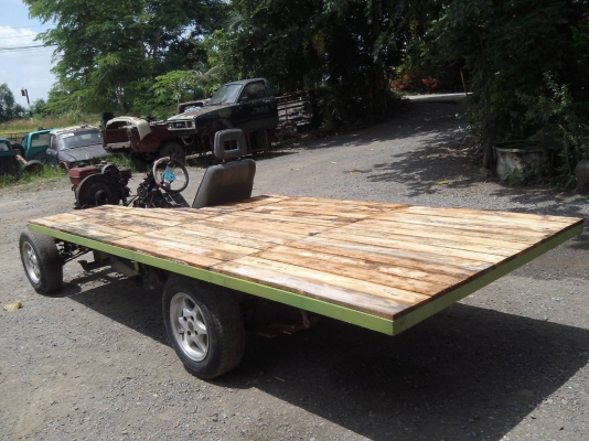 อีแต๋นพื้นเรียบเครื่องคูโบต้า 6.5 แรง พร้อมใช้งาน