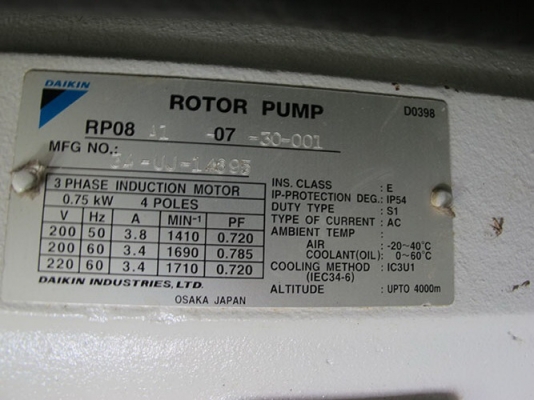 ขายมอเตอร์ปั๊มไฮดรอลิคDAIKIN ของญี่ปุ่นแท้สภาพใหม่สวยๆพร้อมกระบอกไฮดรอลิค ขายมอเตอร์ปั๊มไฮดรอลิคDAIKIN ของญี่ปุ่นแท้สภาพใหม่สวยๆพร้อมกระบอกไฮดรอลิค