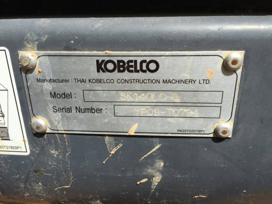 ขาย 1,790,000 KOBELCO sk 140-8  super  X ทำงาน 7,496 ชั่วโมง เครื่องดี ไฟฟ้าครบ  เอกสารอินวอยท์(เหมือนใหม่) รถอยู่ จ.ร้อยเอ็ด 090-772-3710 090-772-3708