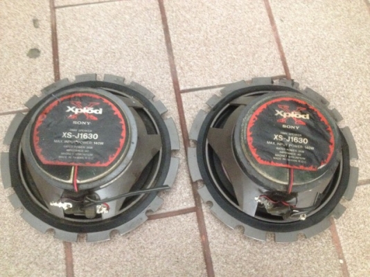 ลำโพง 6 นิ้ว3ทาง SONY XS J630 เก่าญี่ปุ่นสภาพดีคู่ละ