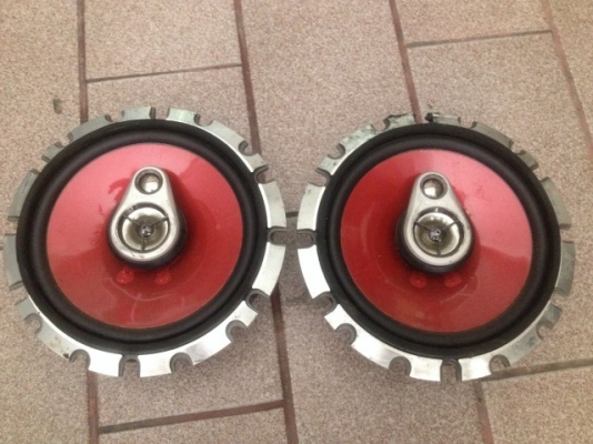 ลำโพง 6 นิ้ว3ทาง SONY XS J630 เก่าญี่ปุ่นสภาพดีคู่ละ