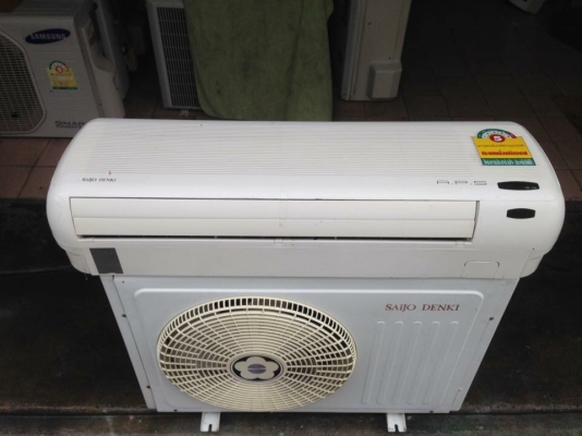 **** ขายแอร์ SAIJO DENKI 12500 BTU สภาพสวย ****