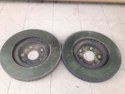 จานเบรคกว้าง 320 มิลหนา 30 มิล 5รู114 เก่าญีปุ่นเเท้สภาพสวย คู่ละ จานเบรคกว้าง 320 มิลหนา 30 มิล 5รู114 เก่าญีปุ่นเเท้สภาพสวย คู่ละ