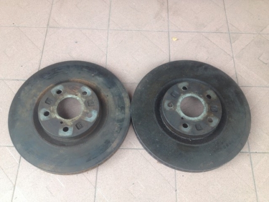 จานเบรคกว้าง 320 มิลหนา 30 มิล 5รู114 เก่าญีปุ่นเเท้สภาพสวย คู่ละ