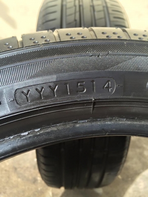 ขายยาง YOKOHAMA BLUEARTH-A 195-45-16 ปี14 สภาพเหมือนยางใหม่ ไม่มีปะ ไม่กินข้าง คู่ละ 2,000 บาท