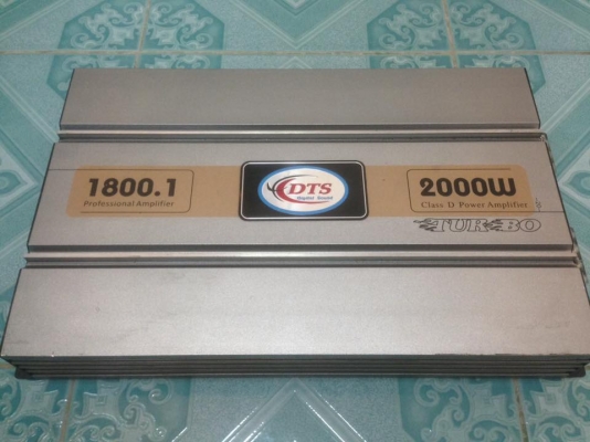 แอมป์คลาสดี DTS 1800.1D สภาพสวย ไม่เคยซ่อมเดิม ใช้งานปกติ แรงดี ไม่กินไฟ ขับ10&quot;-12&quot;หล่อ ขาย 2850 บาท สนใจ0892425454 อยู่สระบุรีส่งได้