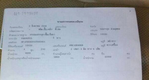 รถอีซูซุ 6 ล้อ FRR พื้นเรียบ 210 แรงม้า ปี 56. , ( รถวิ่ง 7x,xxx กม. ) สนใจติดต่อ 081 - 6079515