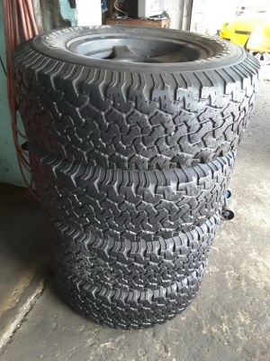 ล้อ Lenso + BF All USA. 265/75/16 ปี13 สวยๆ 1ชุด