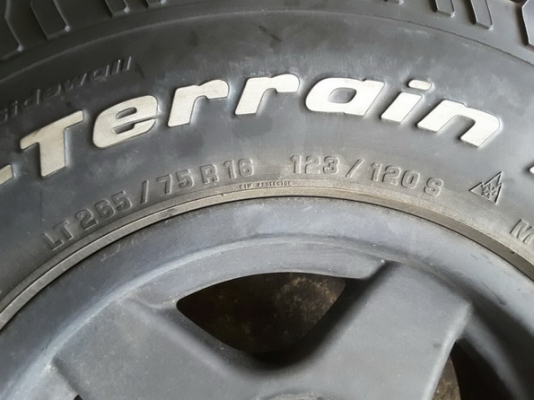 ล้อ Lenso + BF All USA. 265/75/16 ปี13 สวยๆ 1ชุด