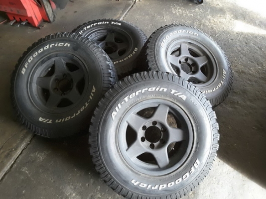 ล้อ Lenso + BF All USA. 265/75/16 ปี13 สวยๆ 1ชุด