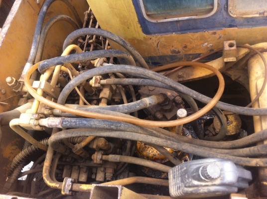 pc120-3 เครื่องยนต์ ตัวเดิน ล้อนำ เปลี่ยนมาใหม่ เอวแน่น