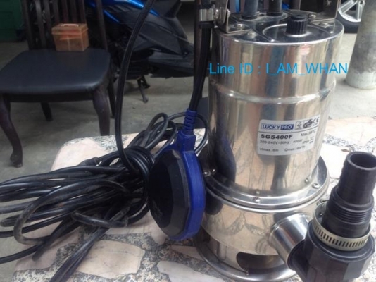 ปั๊มจุ่มน้ำสเตนเลส แบบมีลูกลอย