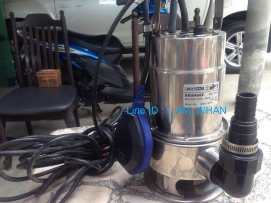 ปั๊มจุ่มน้ำสเตนเลส แบบมีลูกลอย