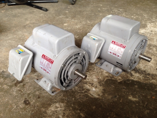 (เหลือ 1ตัวครับ)ขายมอเตอร์ Mitsubishi SCL-KR 1HP. 220V ไฟบ้าน สภาพสวยเดิมๆ พร้อมใช้งาน มี 2ตัวครับ