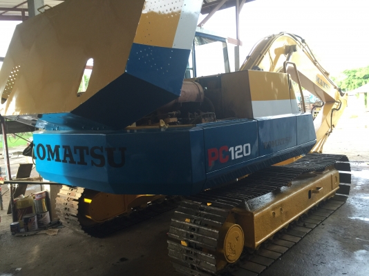 Komatsu 120 -3 โซ่ใหม่ แทรคใหม่ เครื่องดี โรลเลอรใหม่