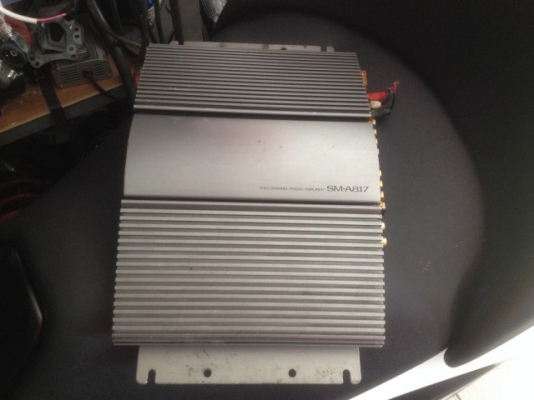 เเอม SANSUI SM A817  4 ชาเเนลเก่าญีปุ่นเเท้สภาพดีใช้งานได้ปกติ