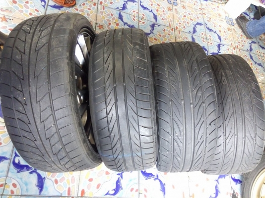 ล้อลายมินิ ขอบ 17 กว้าง 7 พร้อมยาง