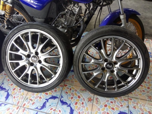 ล้อลายมินิ ขอบ 17 กว้าง 7 พร้อมยาง