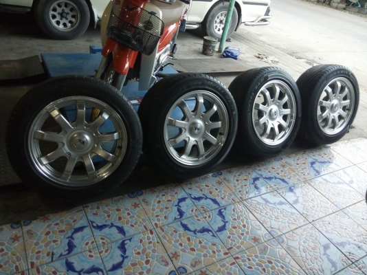 แม็กกระบะ ขอบ 17 กว้าง 8 พร้อมยางแม็กซิส