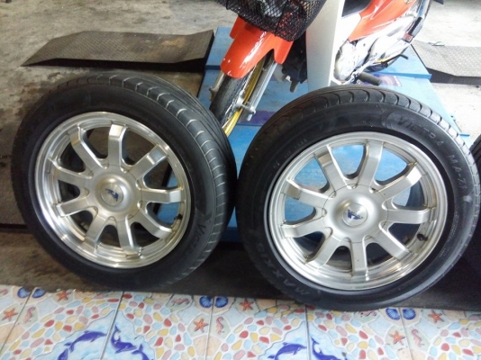 แม็กกระบะ ขอบ 17 กว้าง 8 พร้อมยางแม็กซิส