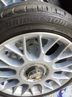 BBS แท้ งานดีไซด์ มิชาเอล ชูมัคเกอร์ แชมป์โลก 7 สมัย พร้อมยางบริดสโตน