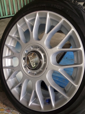 BBS แท้ งานดีไซด์ มิชาเอล ชูมัคเกอร์ แชมป์โลก 7 สมัย พร้อมยางบริดสโตน