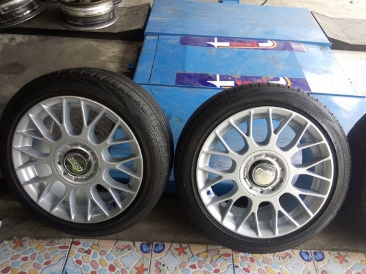 BBS แท้ งานดีไซด์ มิชาเอล ชูมัคเกอร์ แชมป์โลก 7 สมัย พร้อมยางบริดสโตน