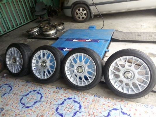 BBS แท้ งานดีไซด์ มิชาเอล ชูมัคเกอร์ แชมป์โลก 7 สมัย พร้อมยางบริดสโตน