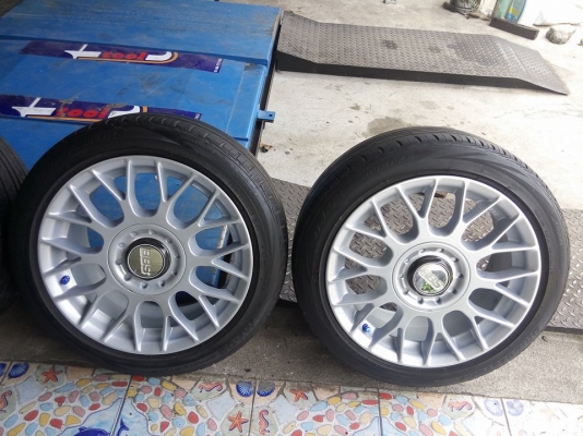 BBS แท้ งานดีไซด์ มิชาเอล ชูมัคเกอร์ แชมป์โลก 7 สมัย พร้อมยางบริดสโตน